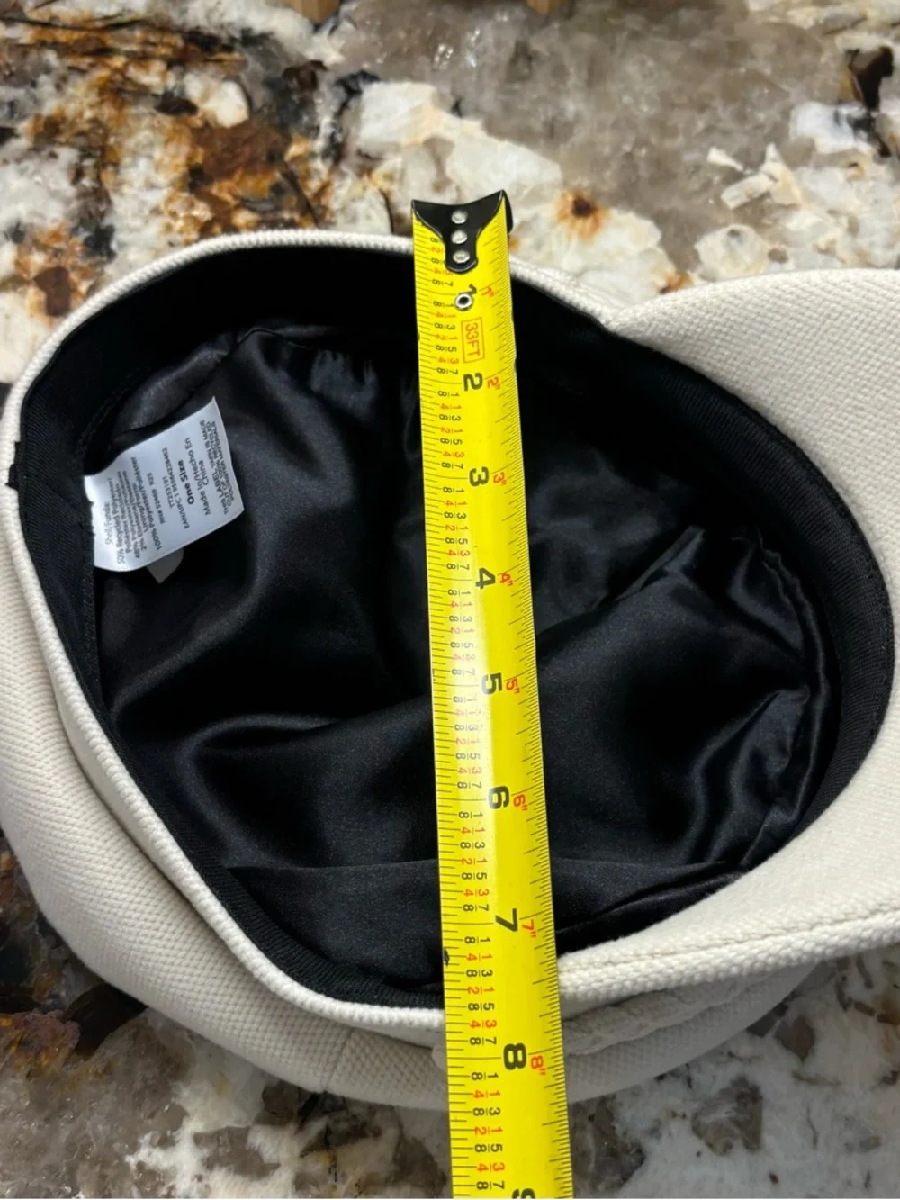 Time and Tru White Fisherman Cap - Picture 2 of 8